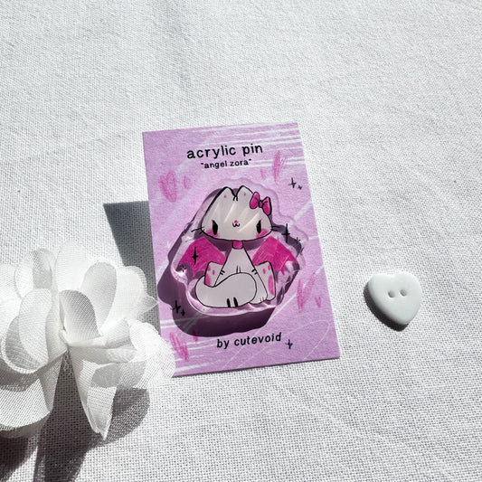 Angel Zora 2.0 Acrylic Pin