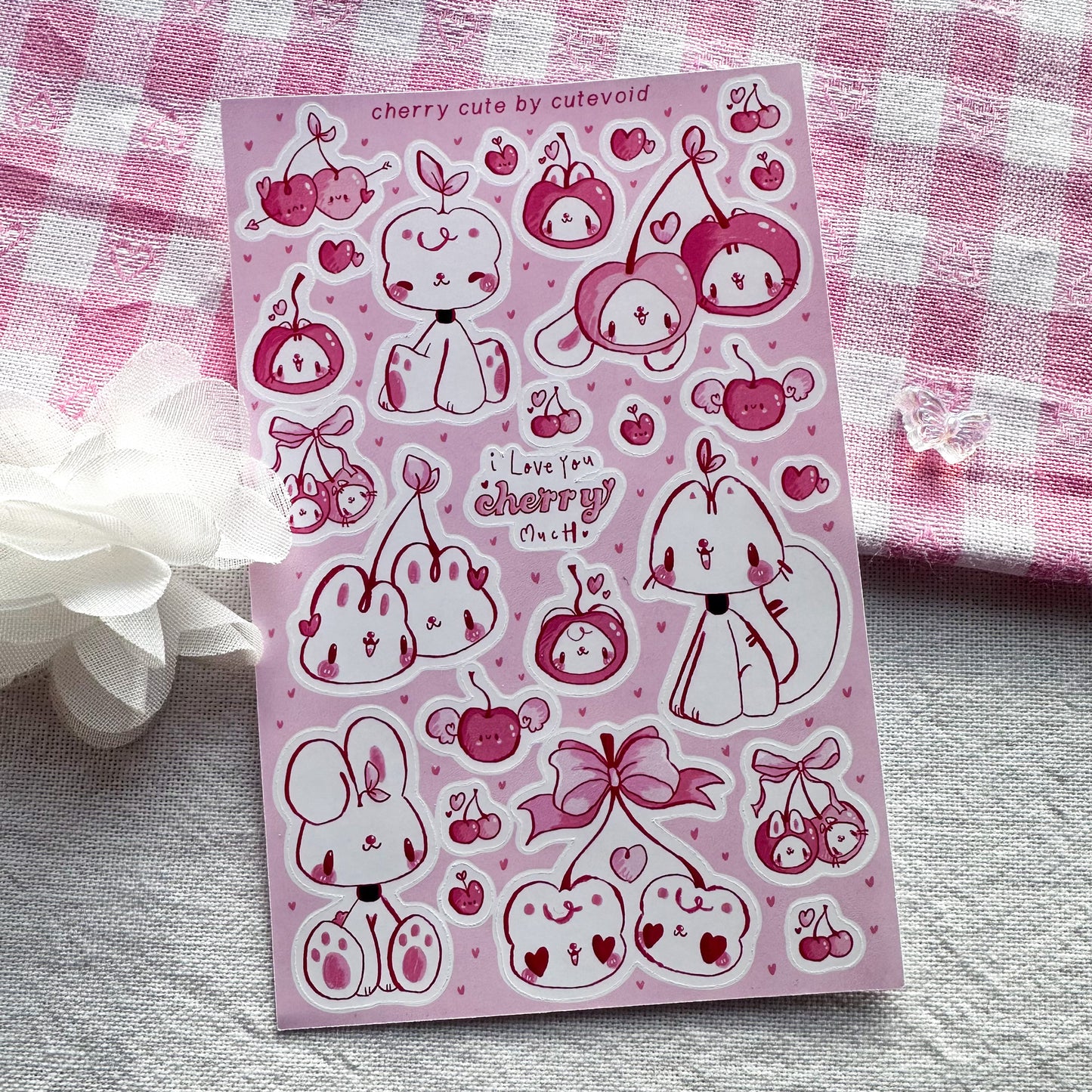 Cherry Cute Stickersheet