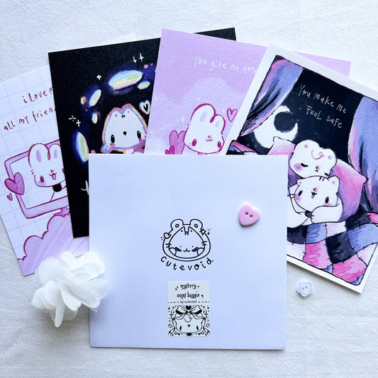 Oops Bag Print & Postcard