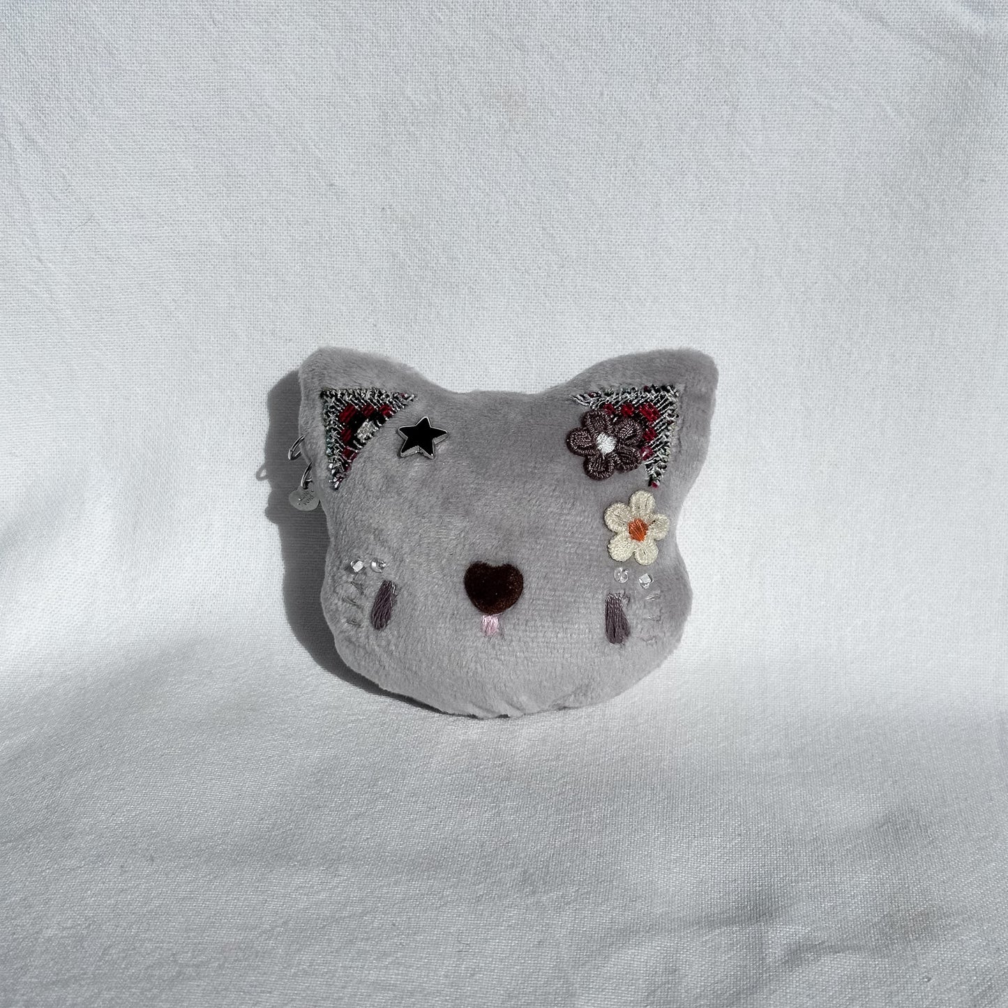 Flower Cat Plush Charm