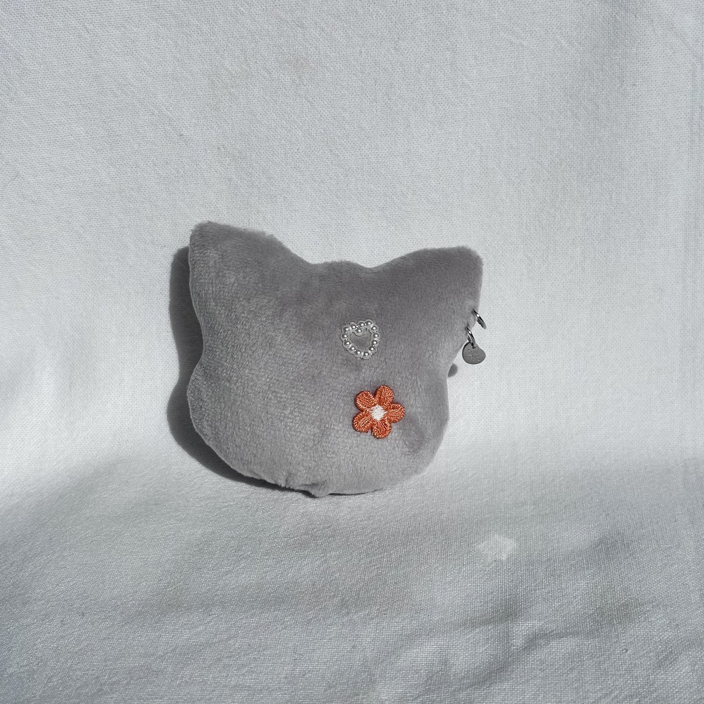 Flower Cat Plush Charm