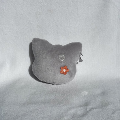 Flower Cat Plush Charm