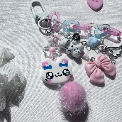 Hamster Clay Keychain