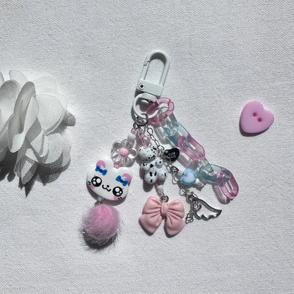 Hamster Clay Keychain