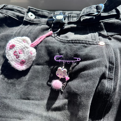 Clown Clay Safety Pins