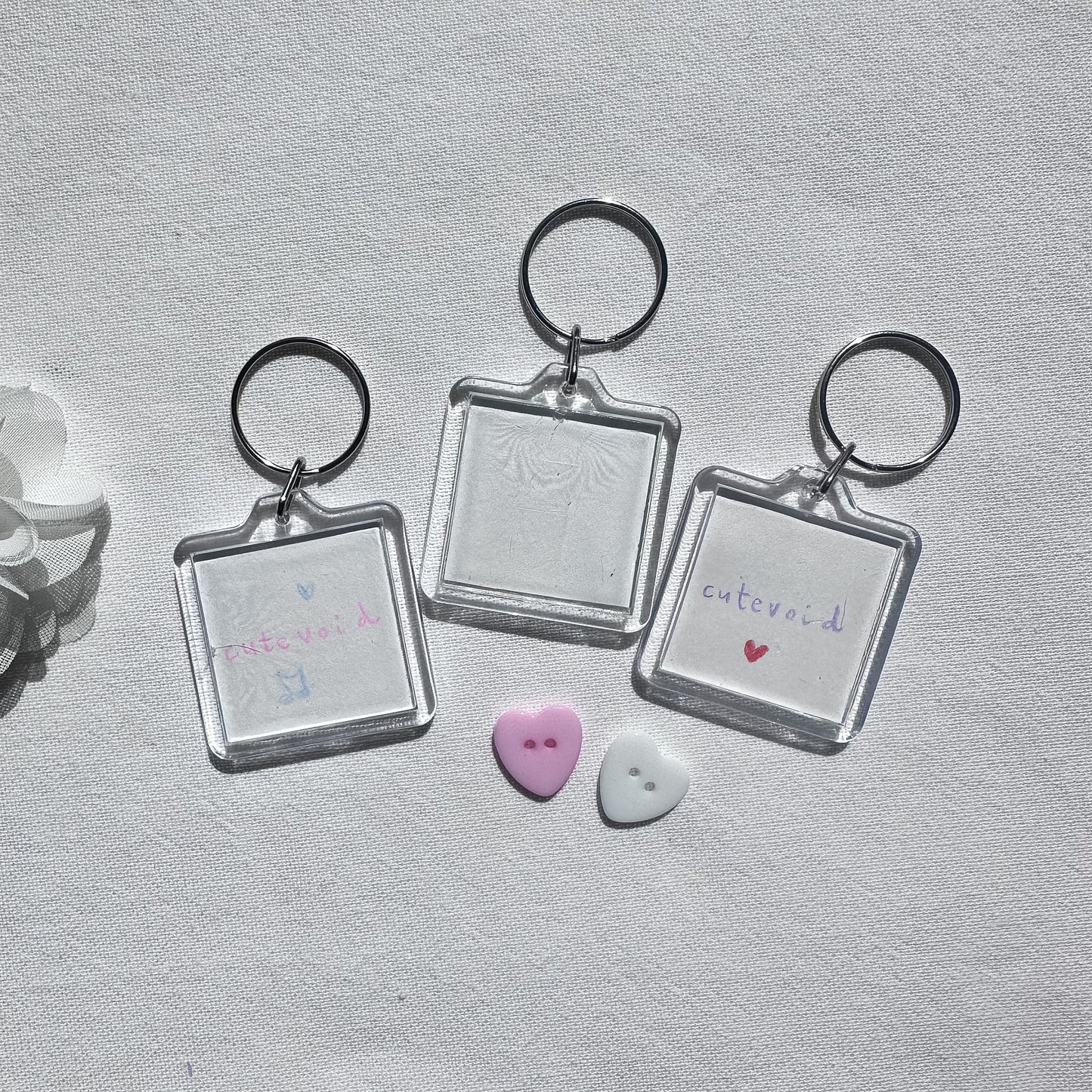 Cutevoid Art Keychain