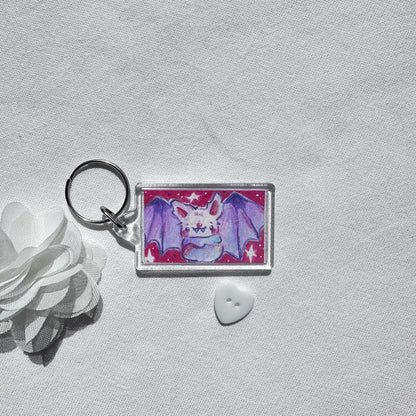 Cute Bat Keychain