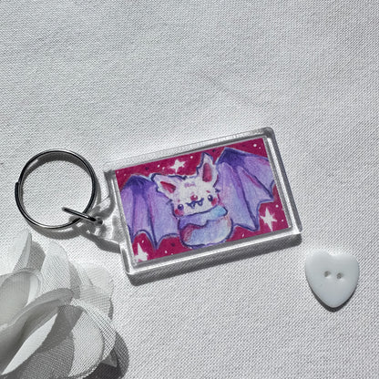 Cute Bat Keychain