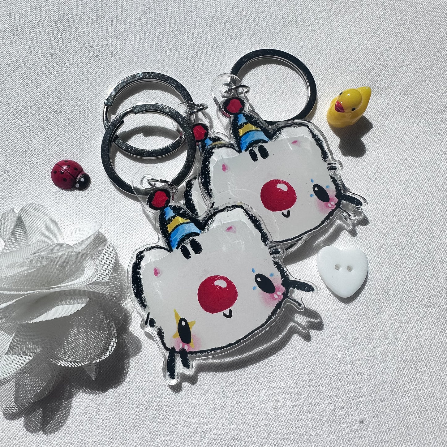 Clown Acrylic Charm