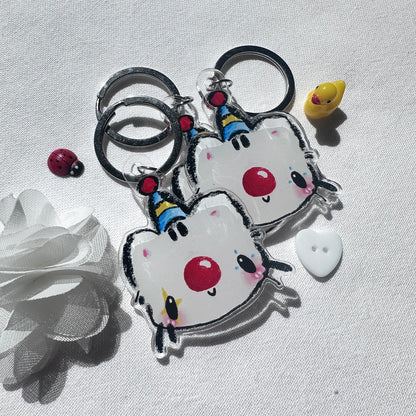 Clown Acrylic Charm