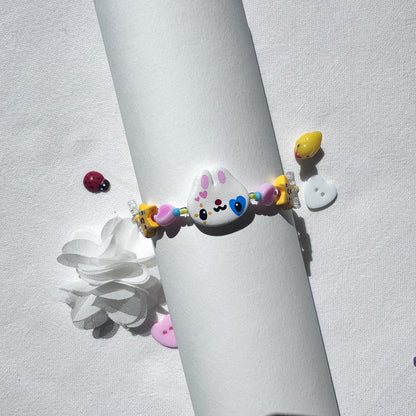 Silly Clown Clay Bracelet