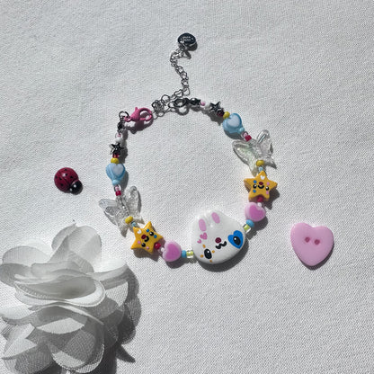 Silly Clown Clay Bracelet