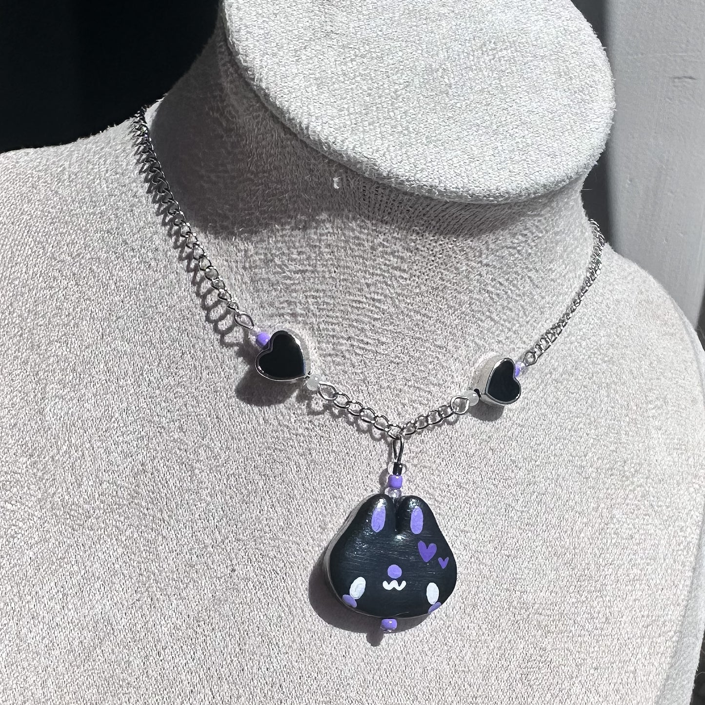Black Clay Necklaces