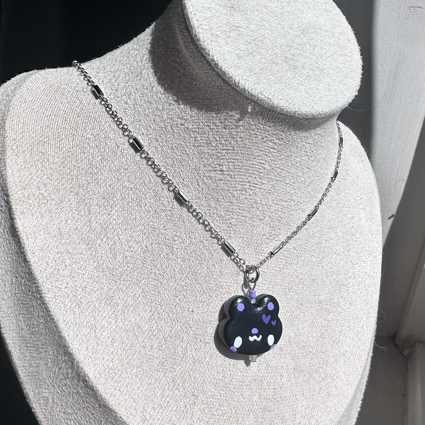 Black Clay Necklaces