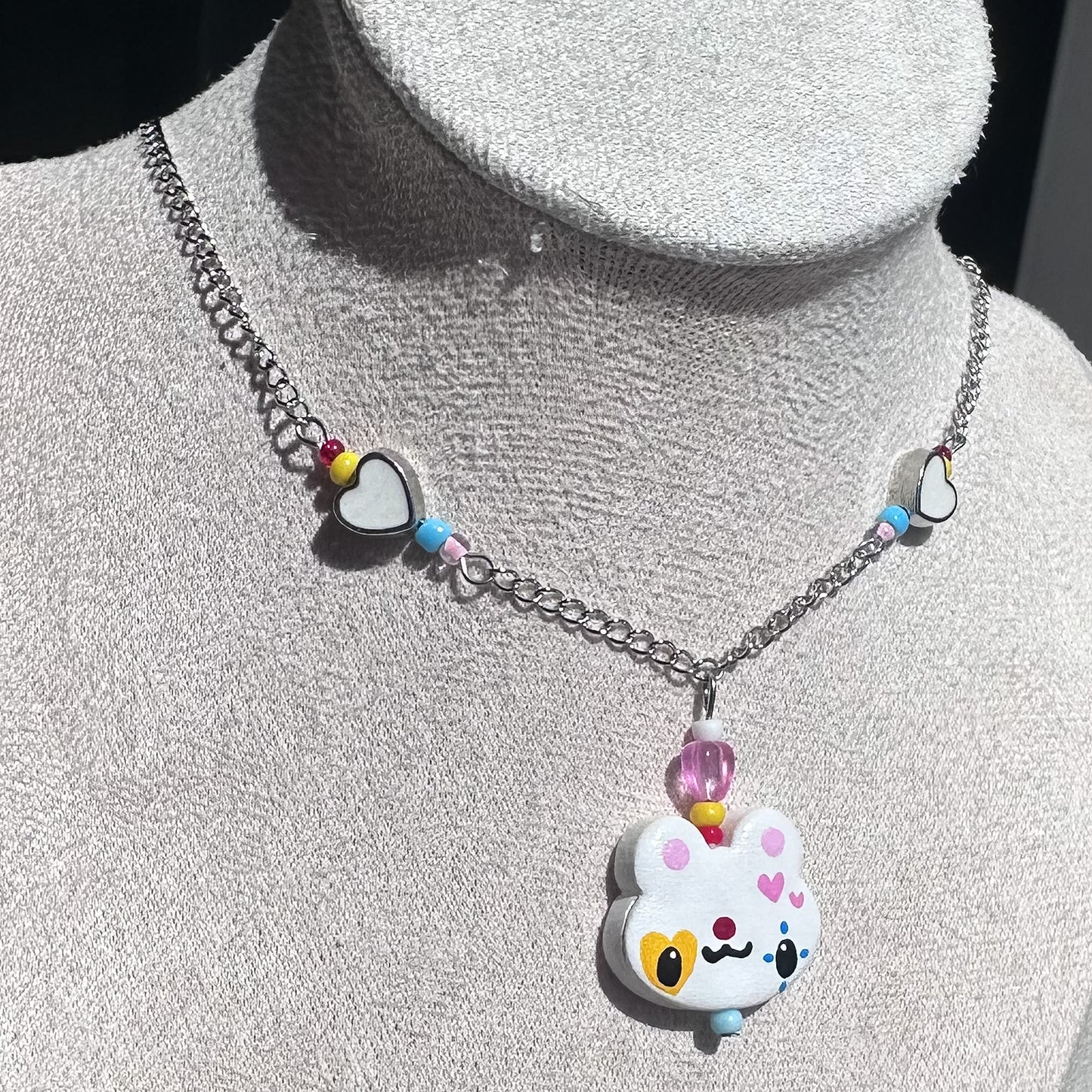 Clown Clay Necklaces