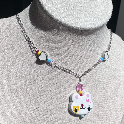 Clown Clay Necklaces