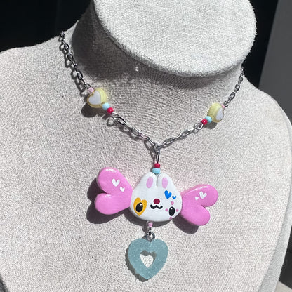 Clown Clay Necklaces