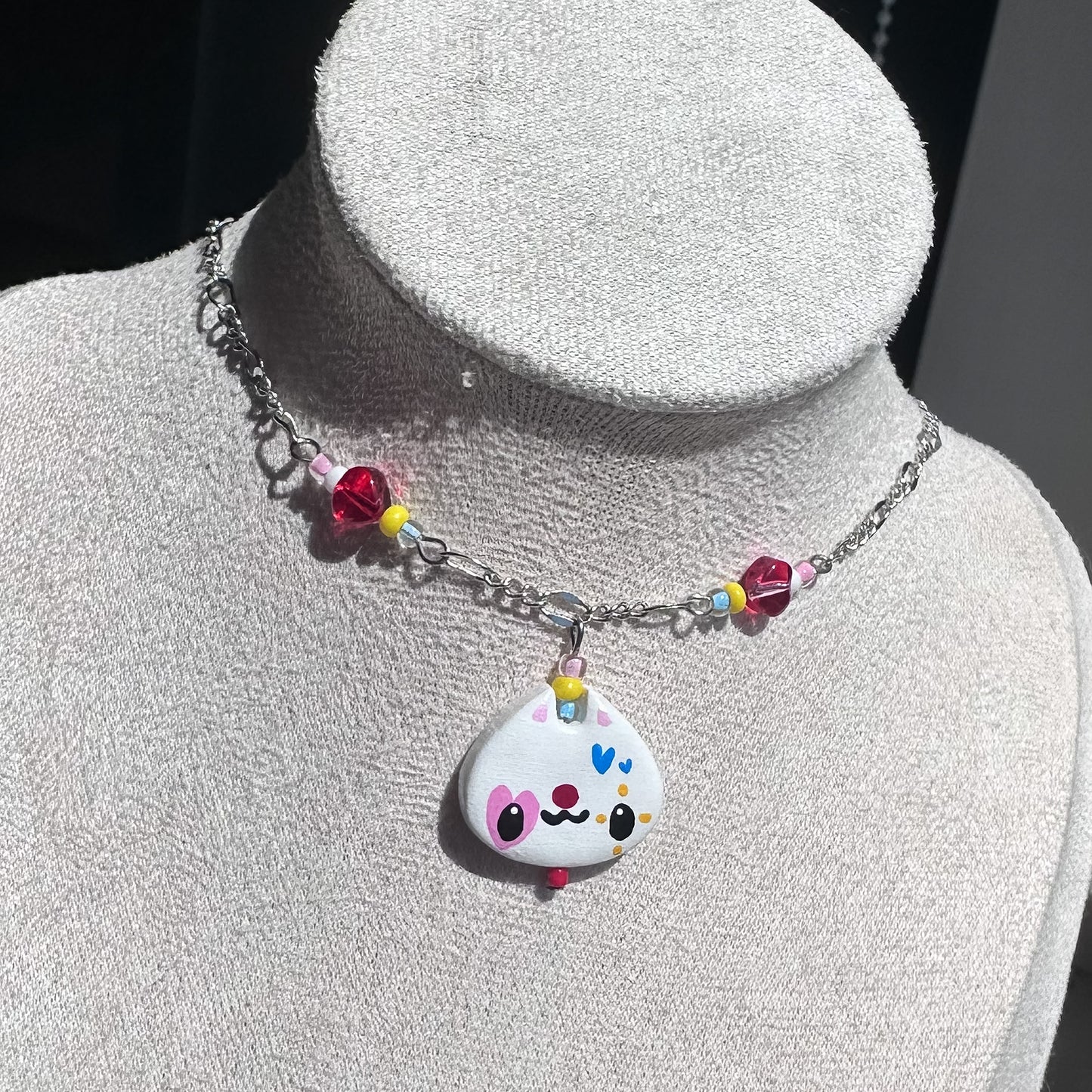 Clown Clay Necklaces