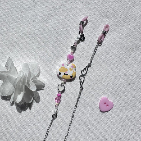 Yellow Cow Clay Sunglass Strap