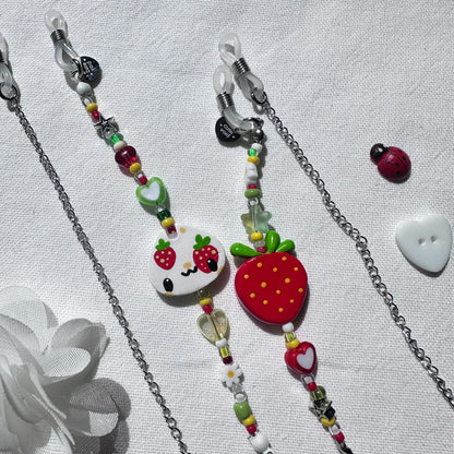 Strawberry Clay Sunglass Straps