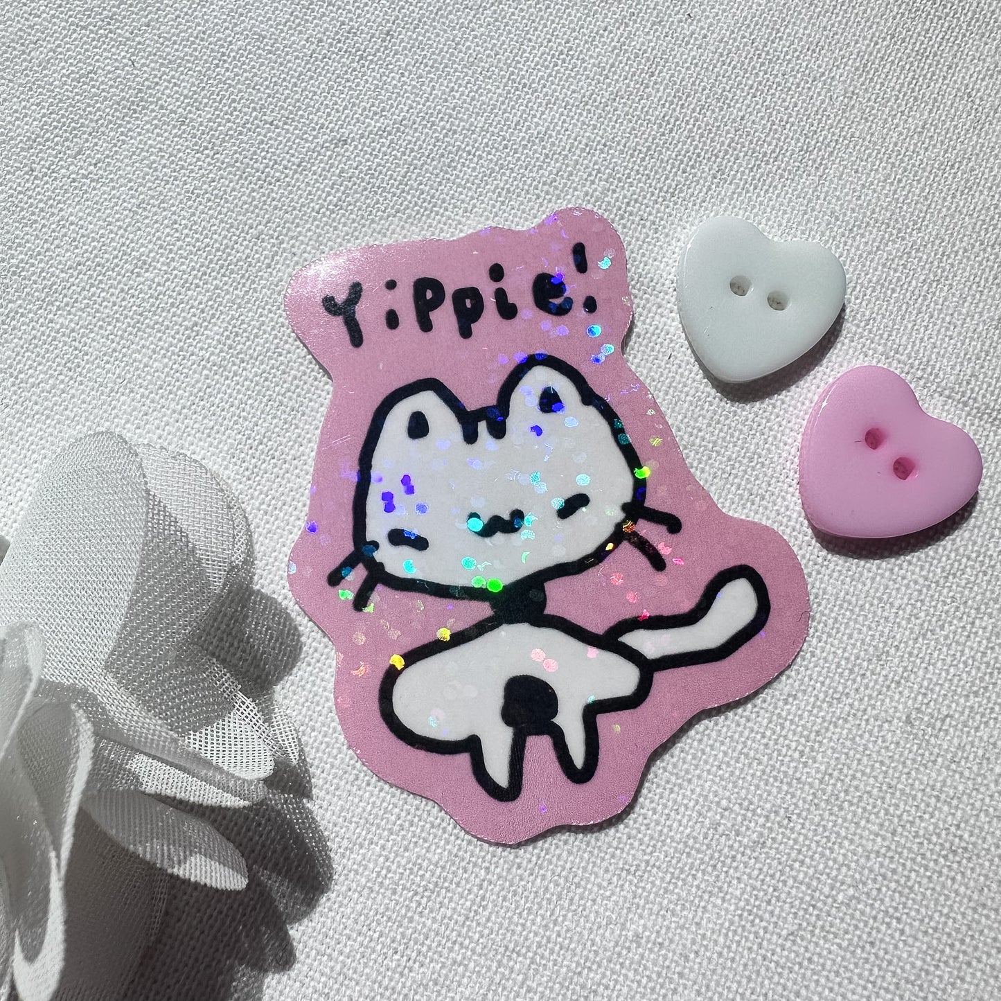 Yippie! Holo Sticker