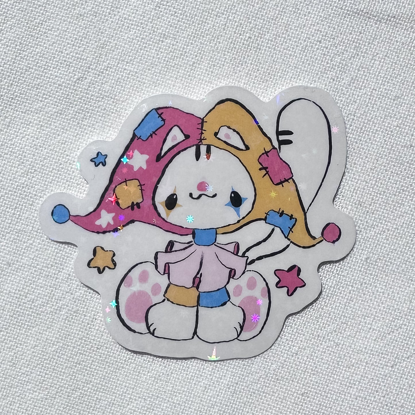 Star Clowns Holo Stickers