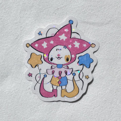 Star Clowns Holo Stickers