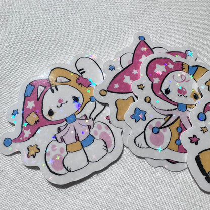 Star Clowns Holo Stickers