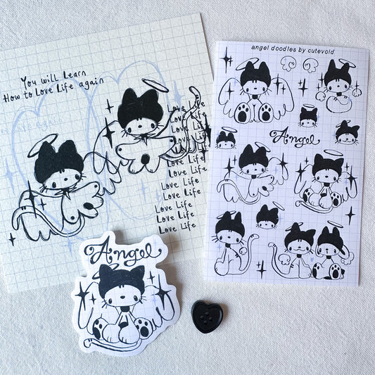 Angel Doodles Theme March 2026