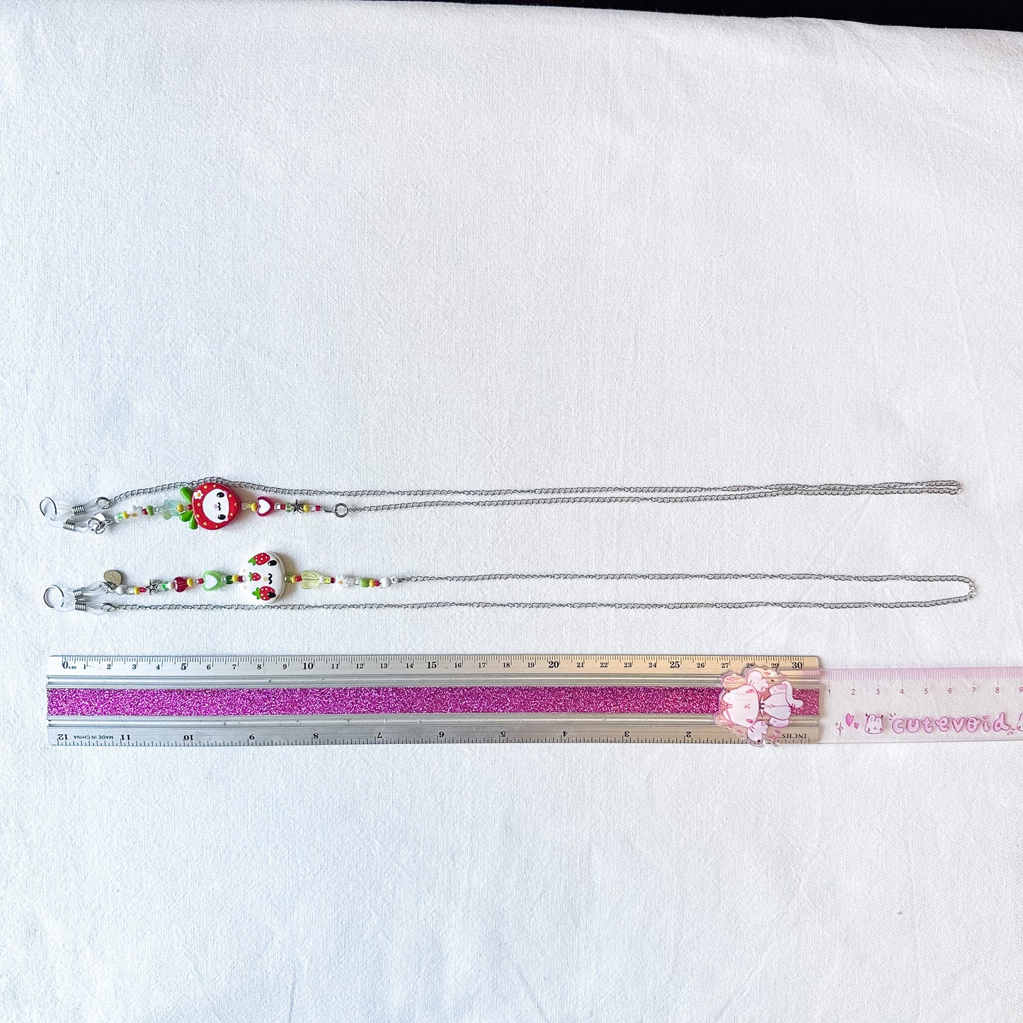 Strawberry Clay Sunglass Straps