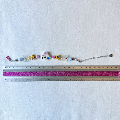 Silly Clown Clay Bracelet
