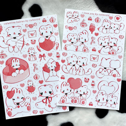 Valentines Stickersheets