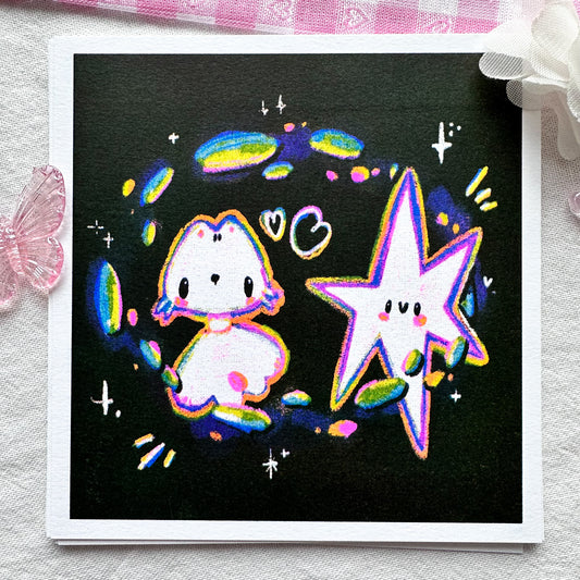 Star Friend Riso Print