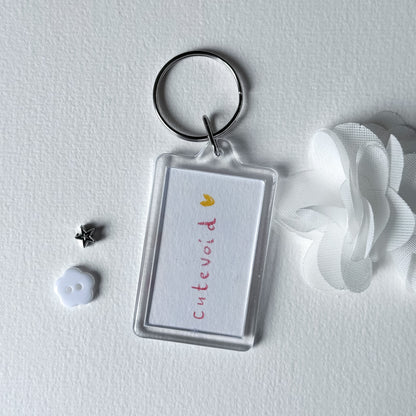 Clown Kitty Keychain