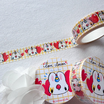 Love Clowns Washi Tape