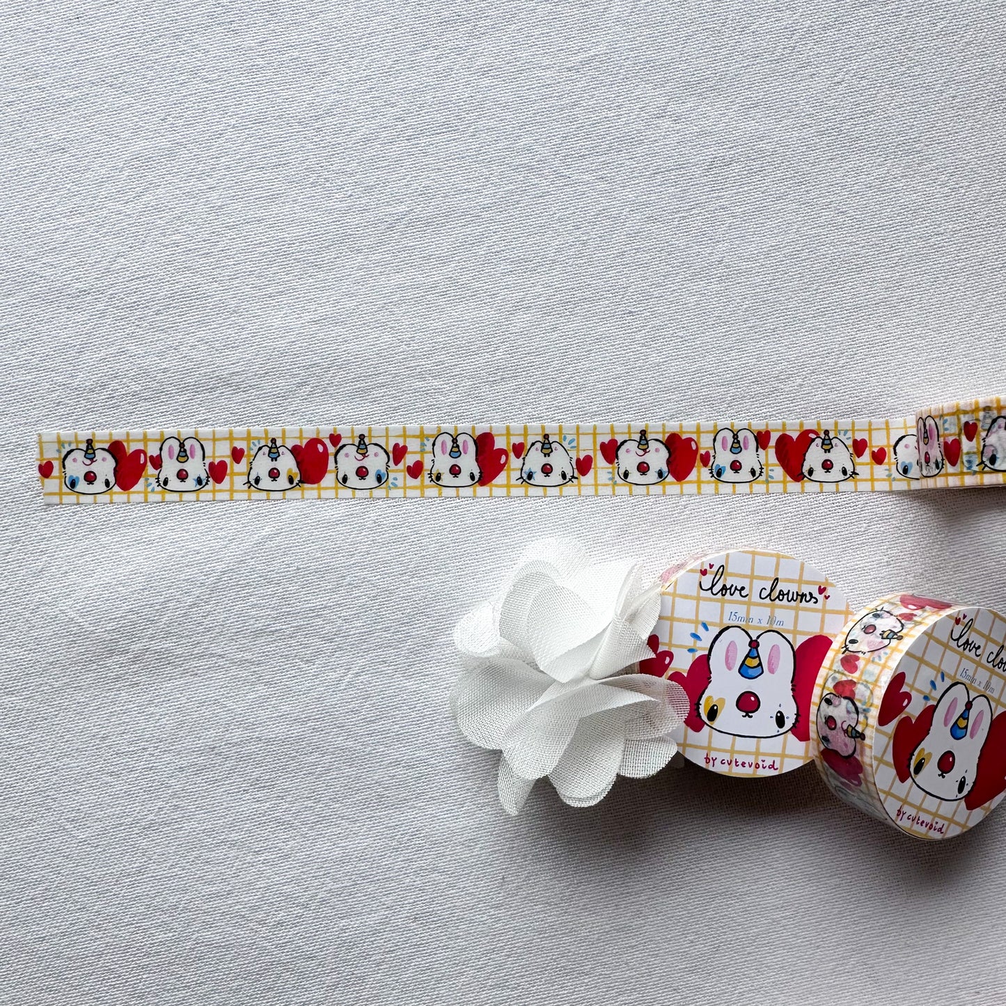 Love Clowns Washi Tape