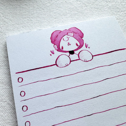 Cozy Milo Memo Pad