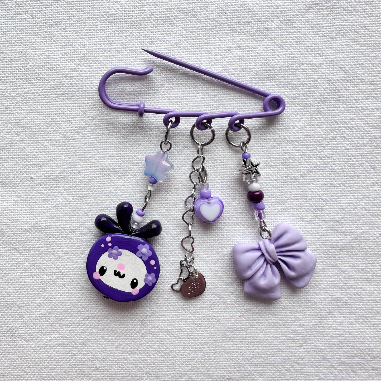 Blueberry Safety Pins