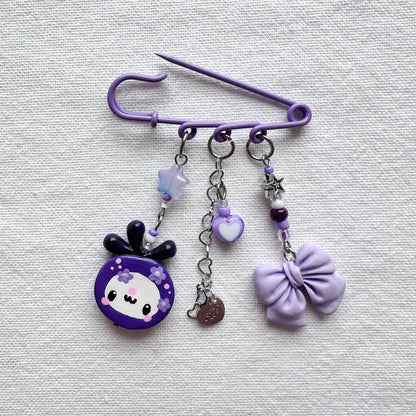 Blueberry Safety Pins