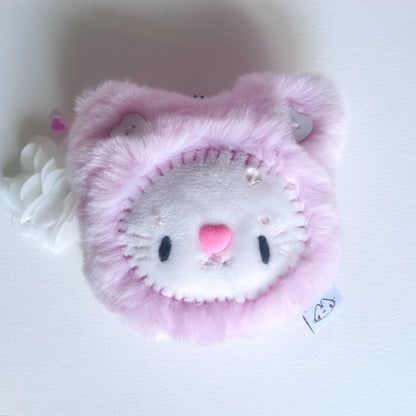 Pink Cat Plush Charm