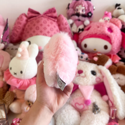 Light Pink Cat Plush Charm
