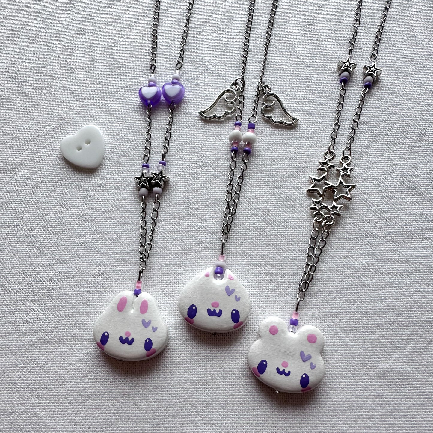 White Clay Necklaces