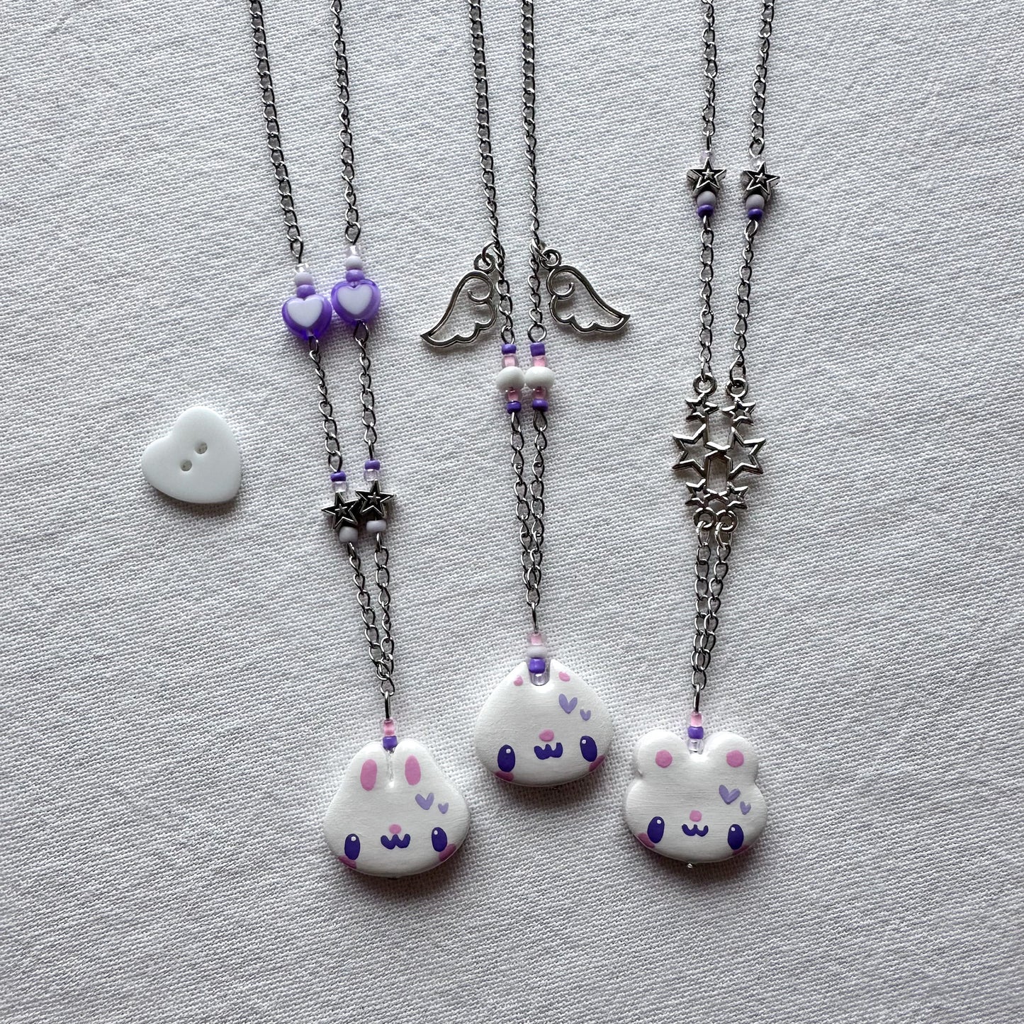 White Clay Necklaces