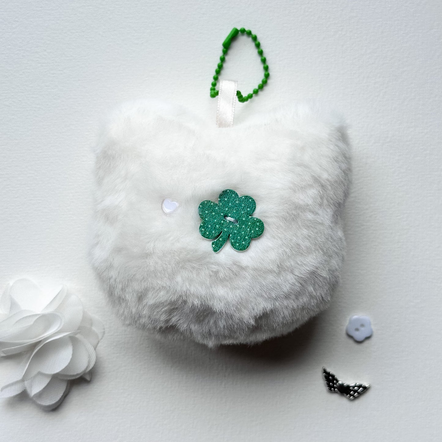 Lucky Cat Plush Charm