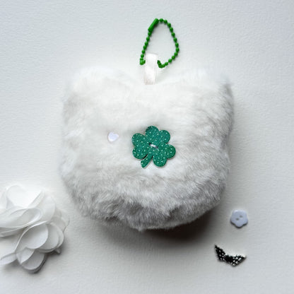 Lucky Cat Plush Charm