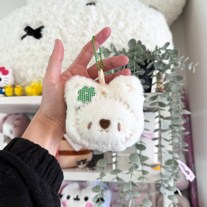Lucky Cat Plush Charm