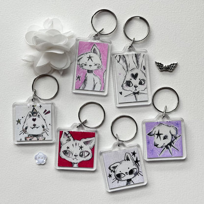 Doodle Keychains