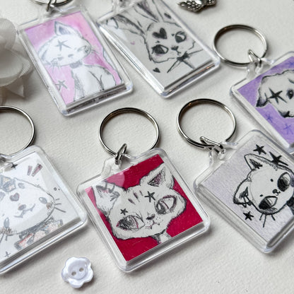 Doodle Keychains