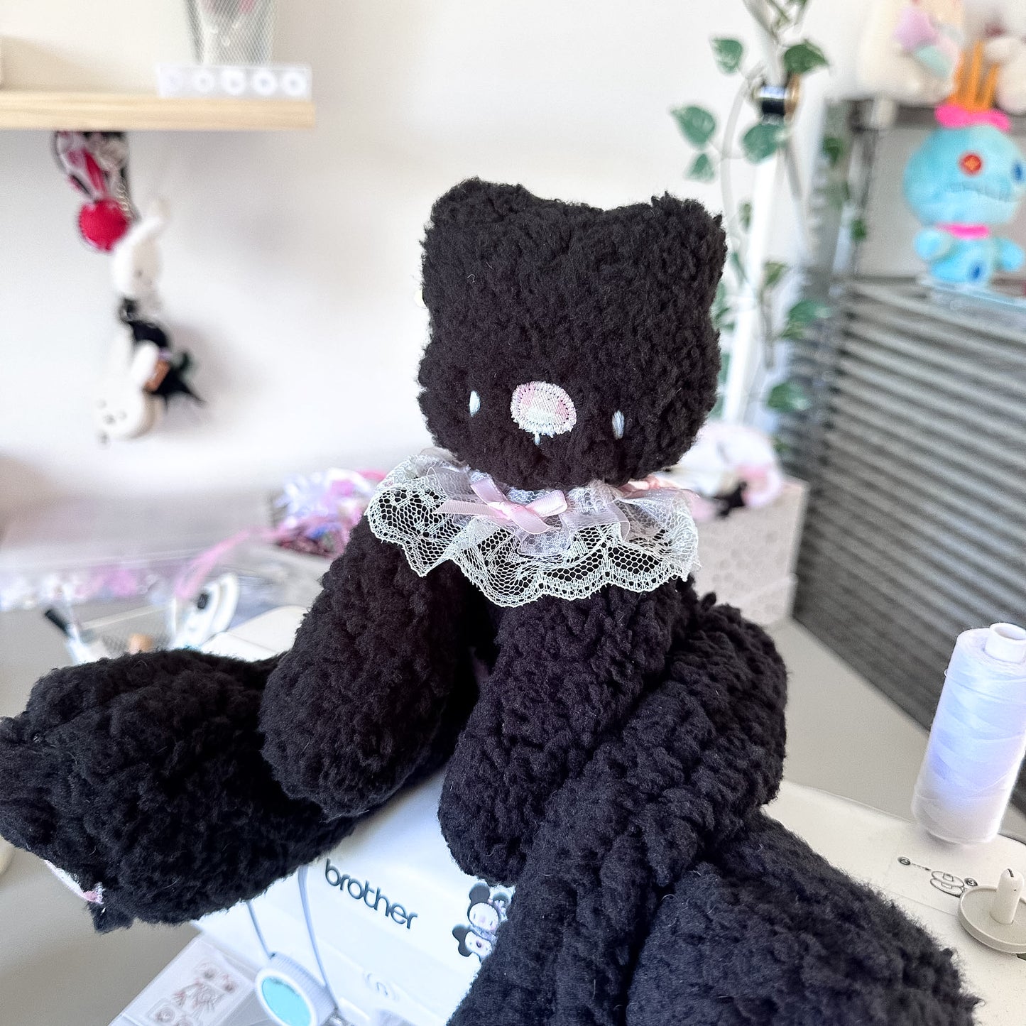 Black Kitty Plushie