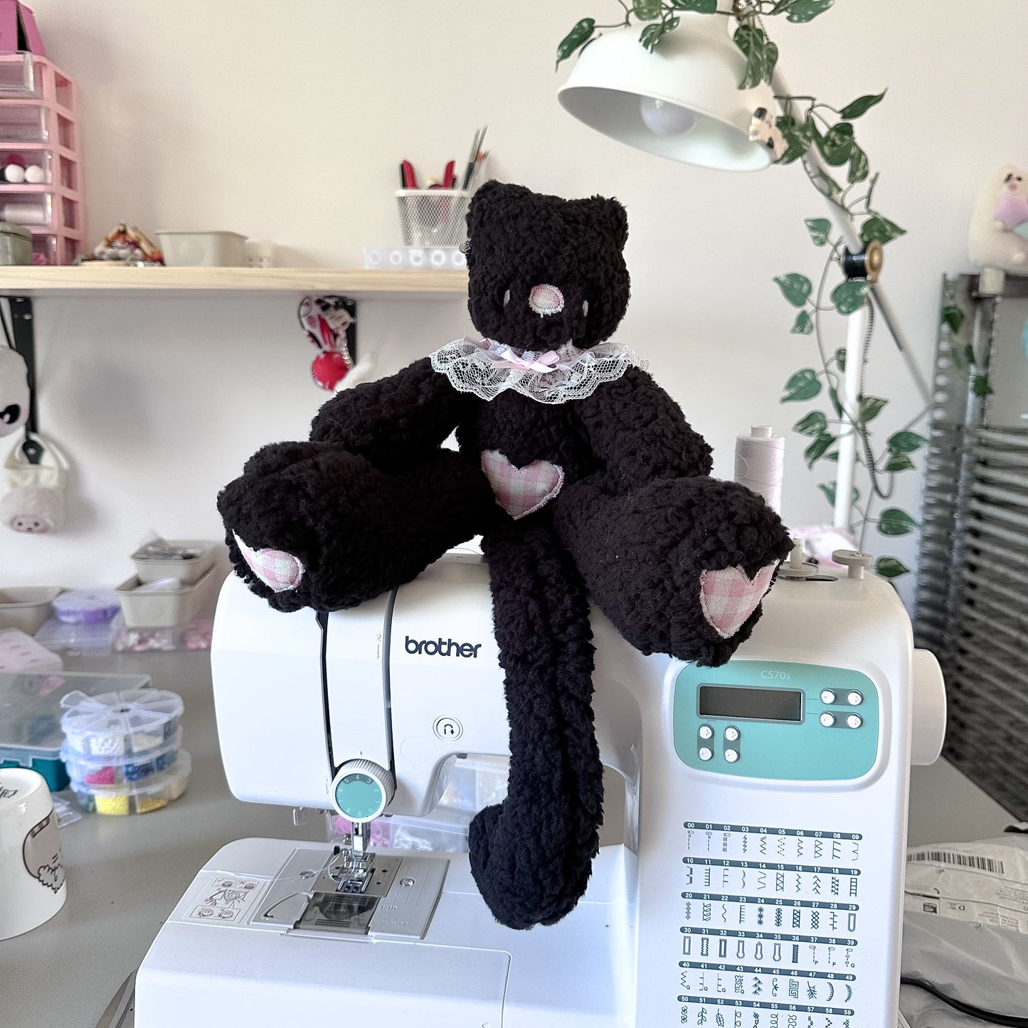 Black Kitty Plushie